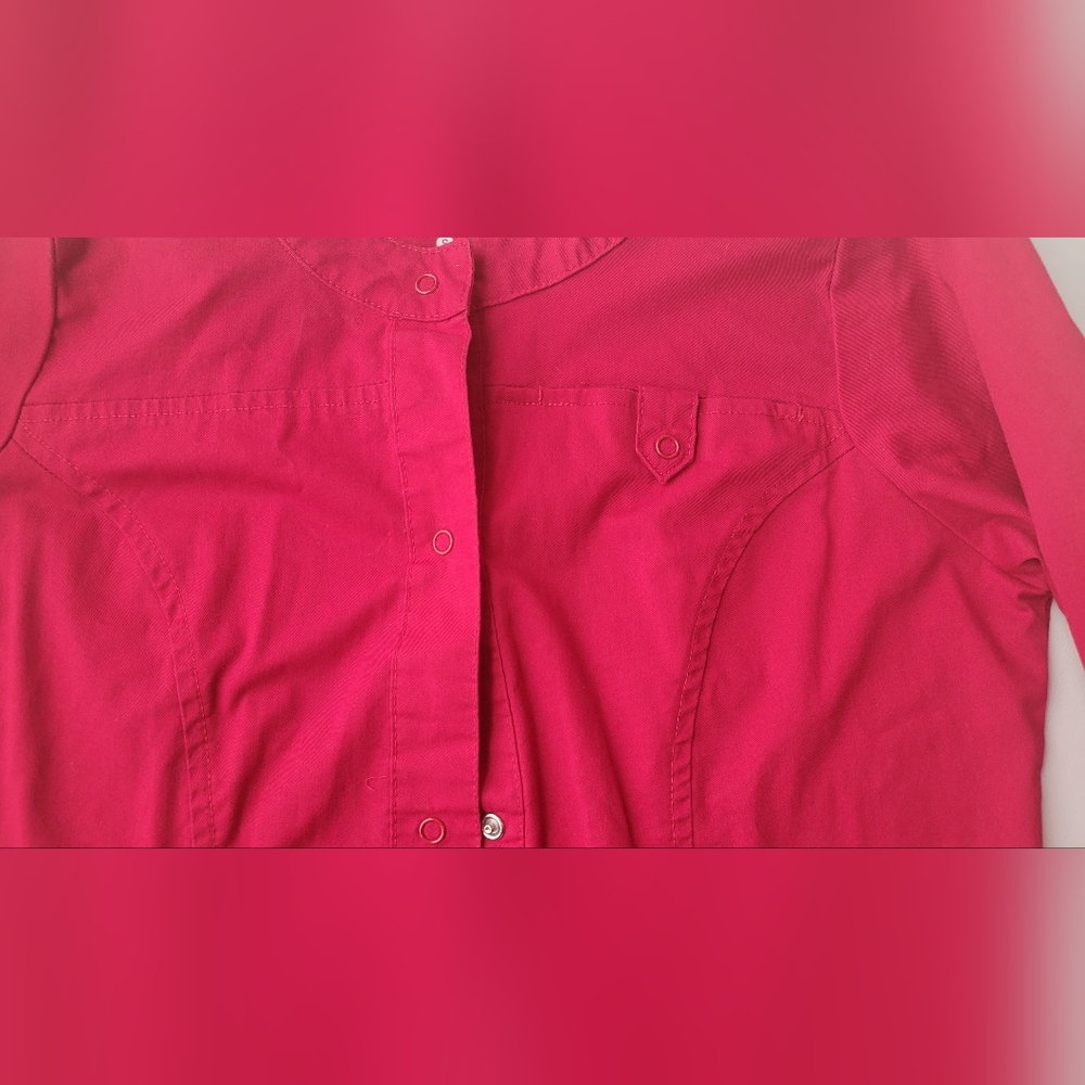 Buttersoft women's 5-Pockets long Sleeve Scrub Jacket - Picture 2 of 7